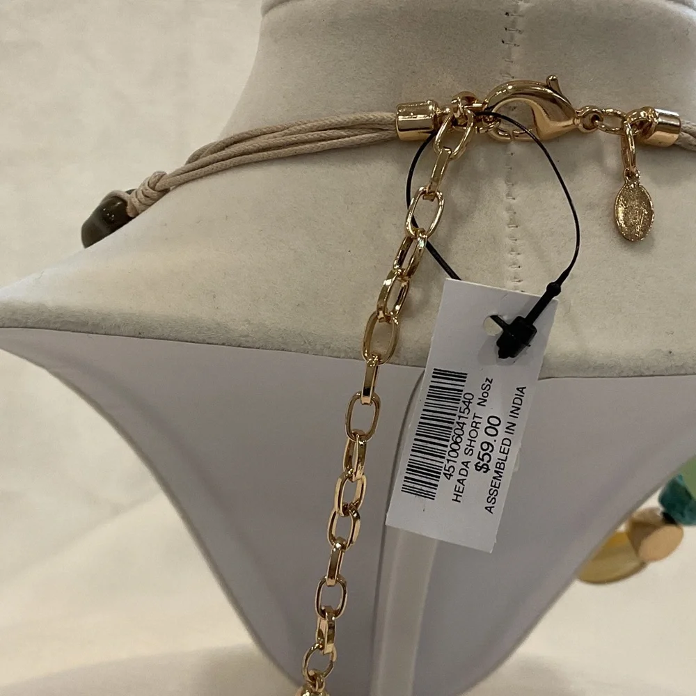 Chico's Earthy Tones Beaded Necklace - Picture 6 of 6